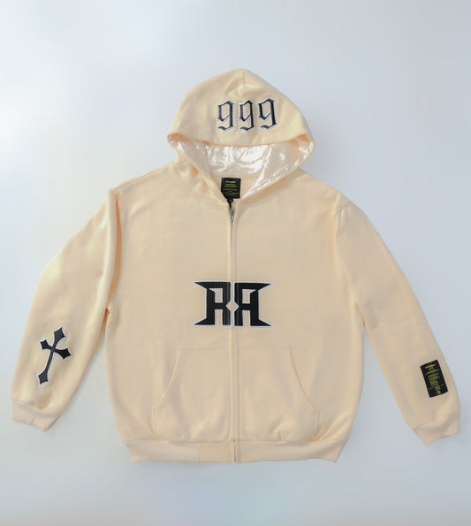 BEIGE RICHENNX Heavy Zip-Up