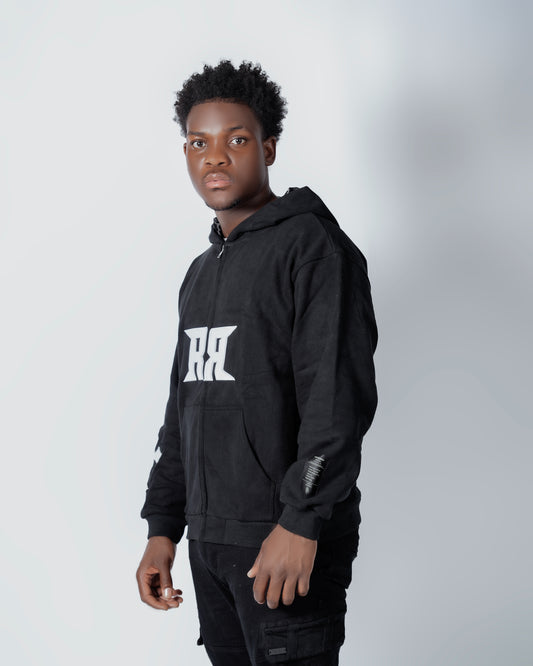 BLACK RICHENNX Heavy Zip-Up