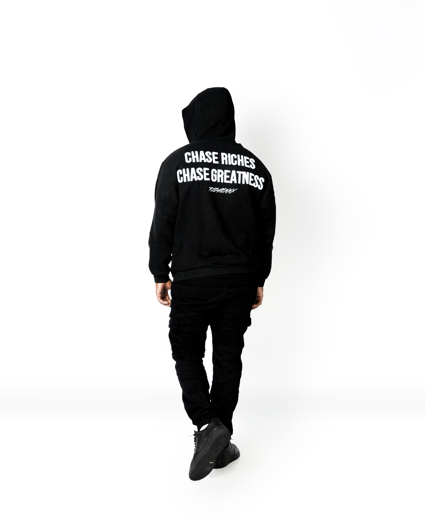 BLACK RICHENNX Heavy Zip-Up