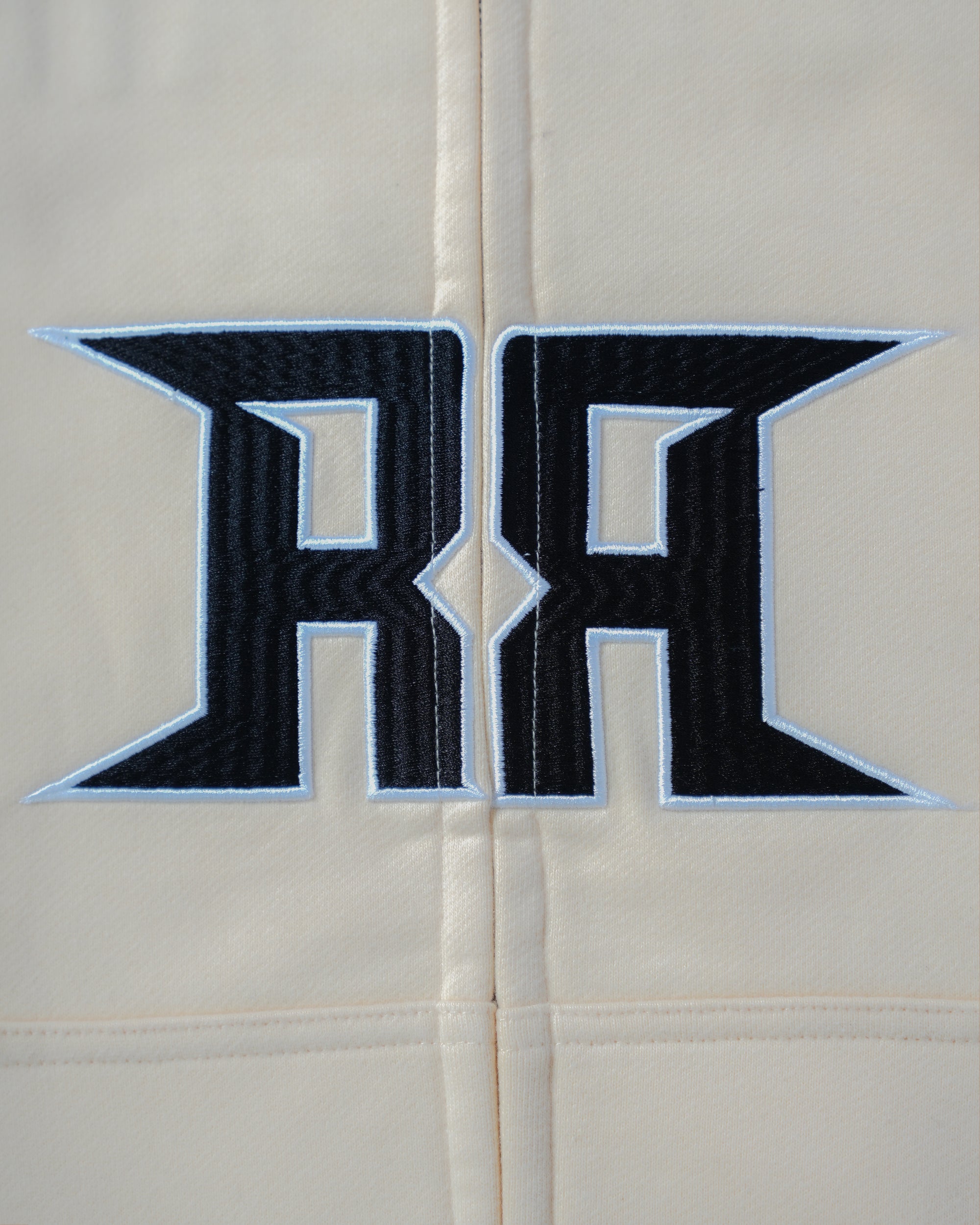 RICHENNX Heavyweight Zip-Up Hoodie – Cream