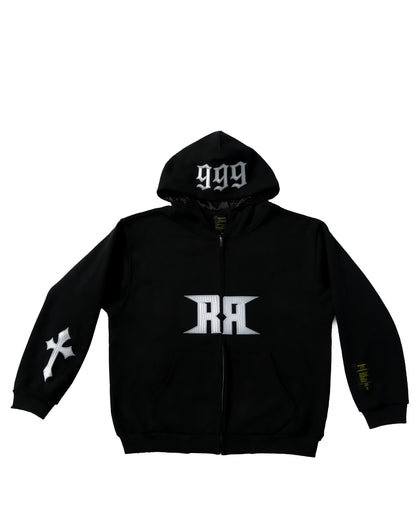 BLACK RICHENNX Heavy Zip-Up