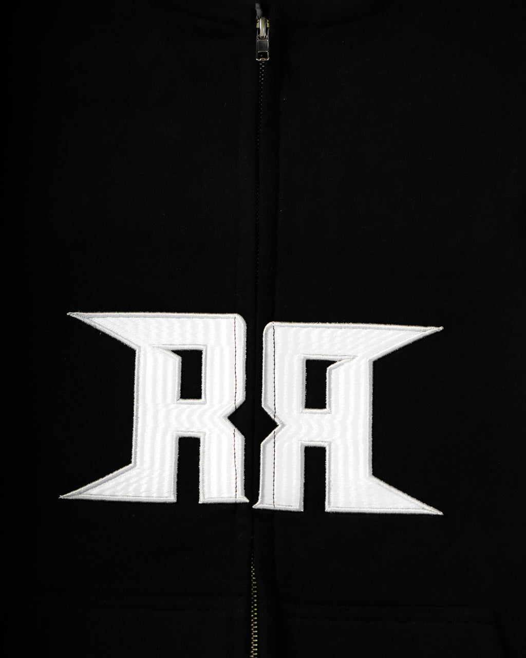RICHENNX Heavyweight Zip-Up Hoodie – Black