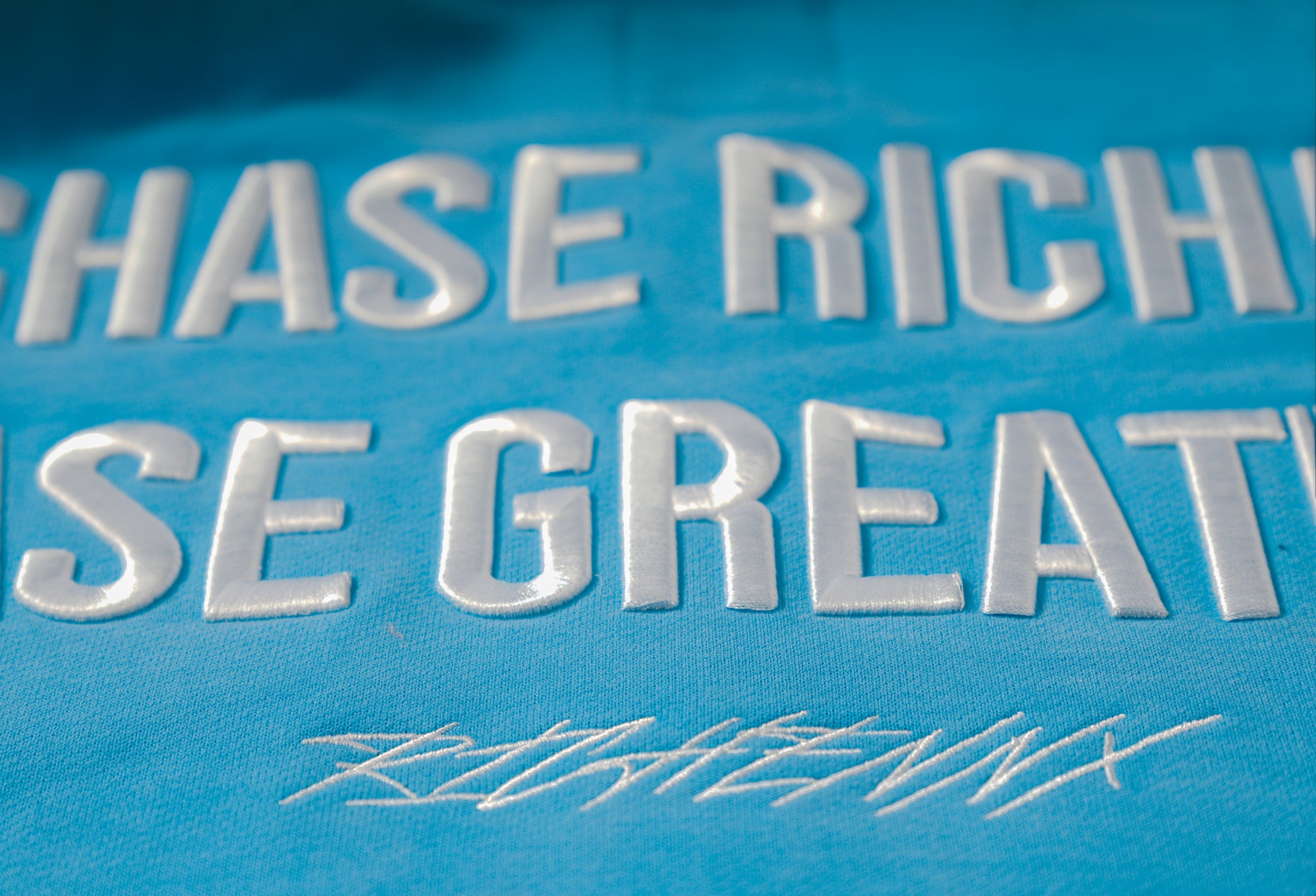 RICHENNX Heavyweight Zip-Up Hoodie – Blue