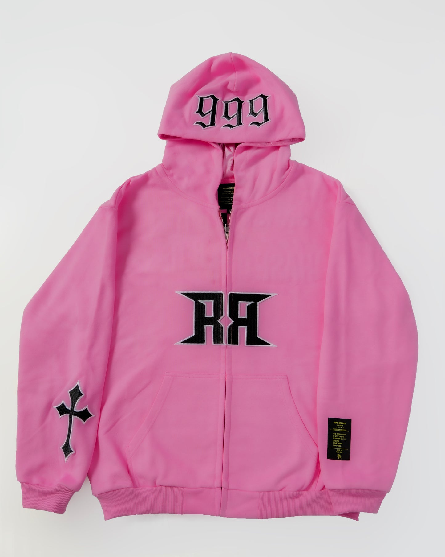 PINK RICHENNX Heavy Zip-Up