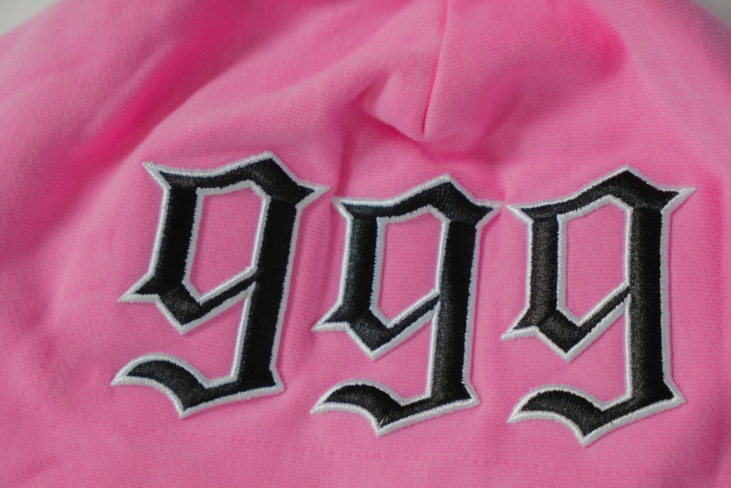 RICHENNX Heavyweight Zip-Up Hoodie – Pink